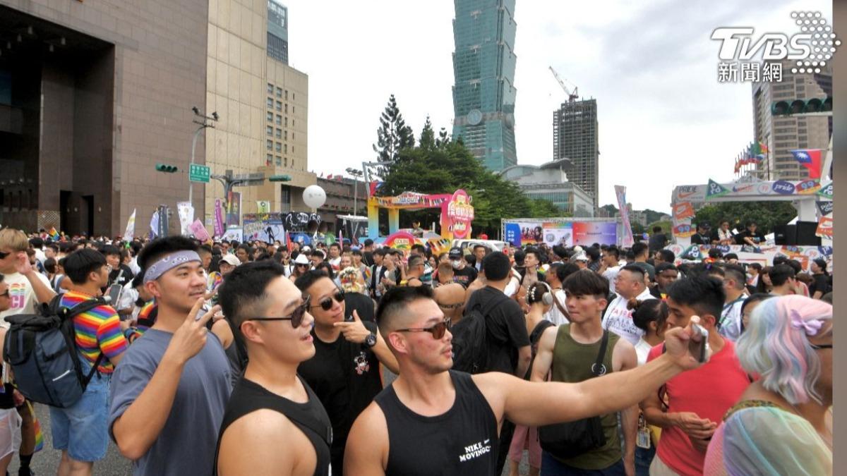 台灣同志遊行仍面臨不少挑戰。( 資料照/胡瑞麒攝)