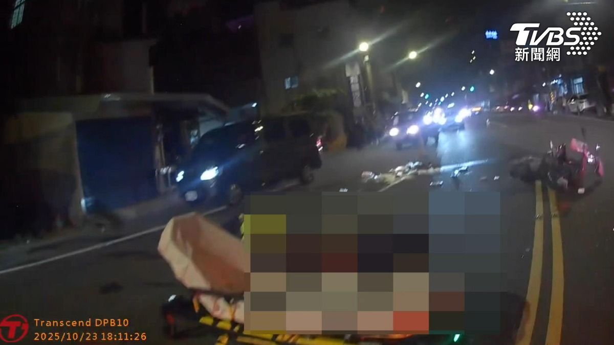 警消趕抵現場時,蘇女已失去生命徵象。(圖/TVBS)