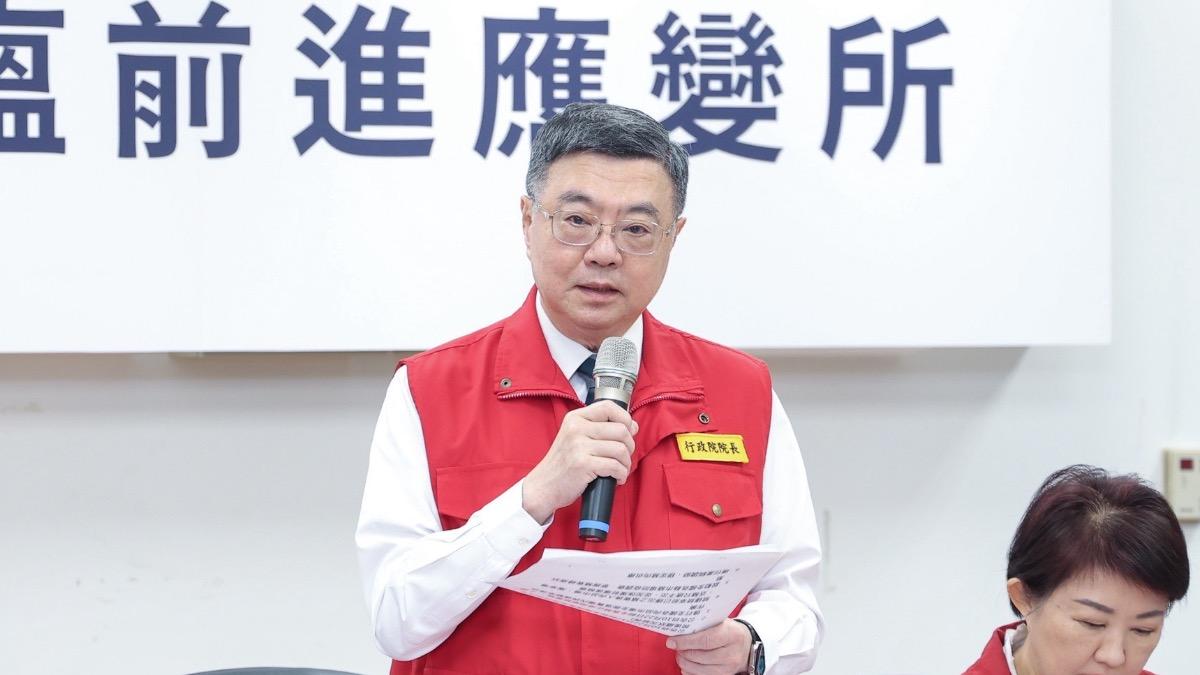 行政院長卓榮泰今（24）日呼籲民眾勿前往養豬場。（圖／行政院提供）