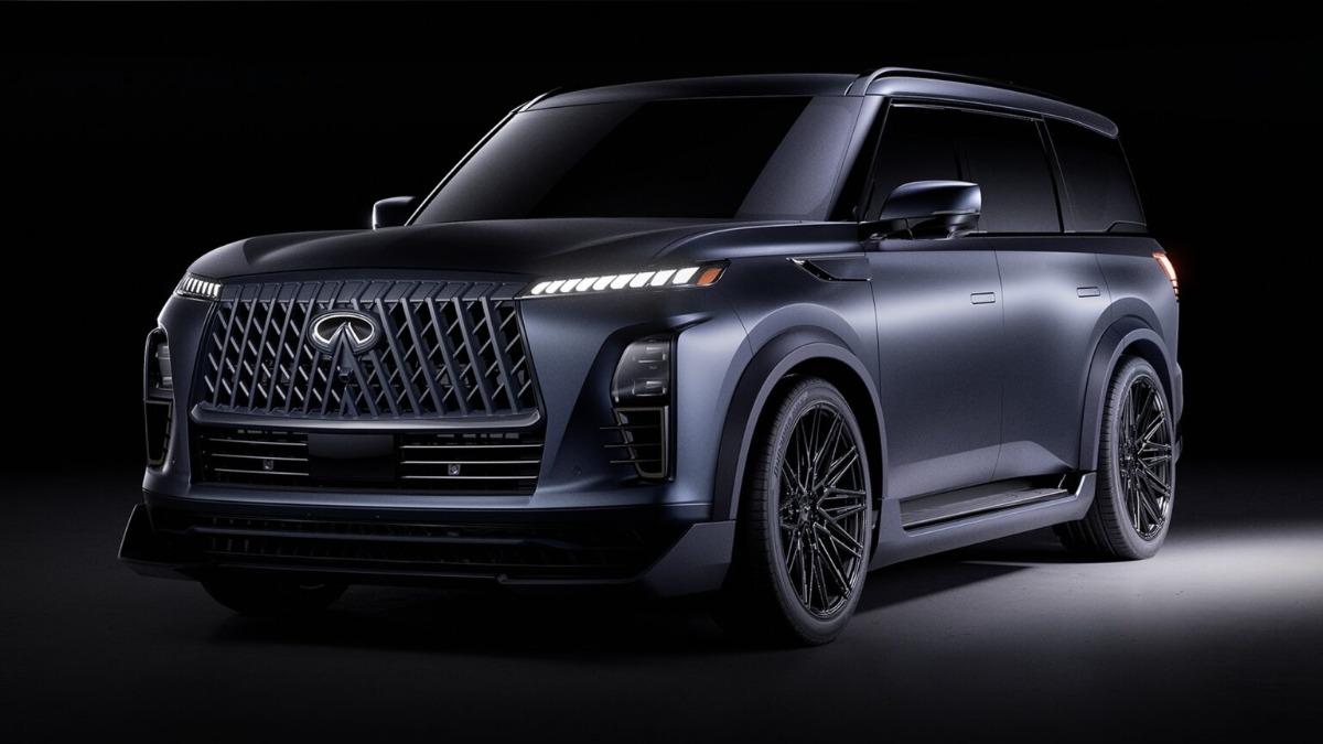 Infiniti於Monterey Car Week 2025圓石灘車展，就曾展出採用升級版3.5升雙渦輪V6引擎的QX80 Track Spec。（圖／Infiniti提供）