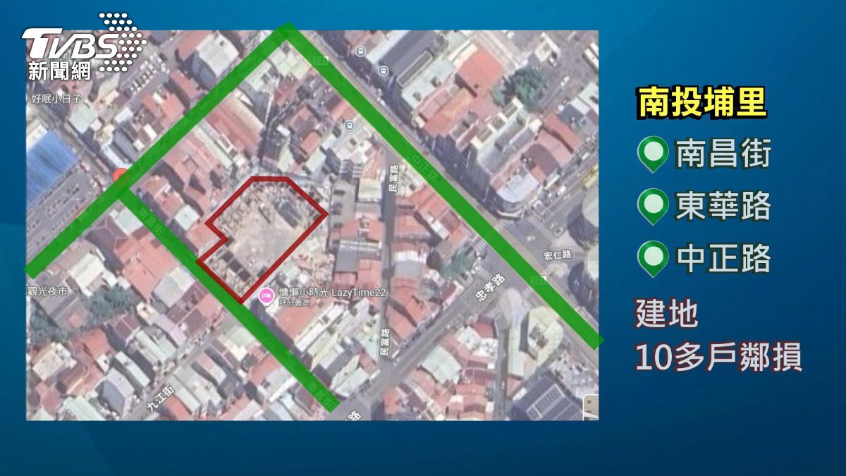 房屋裂縫嚴重延伸至地基，擔心稍有地震就可能導致房屋倒塌。(圖／TVBS)    