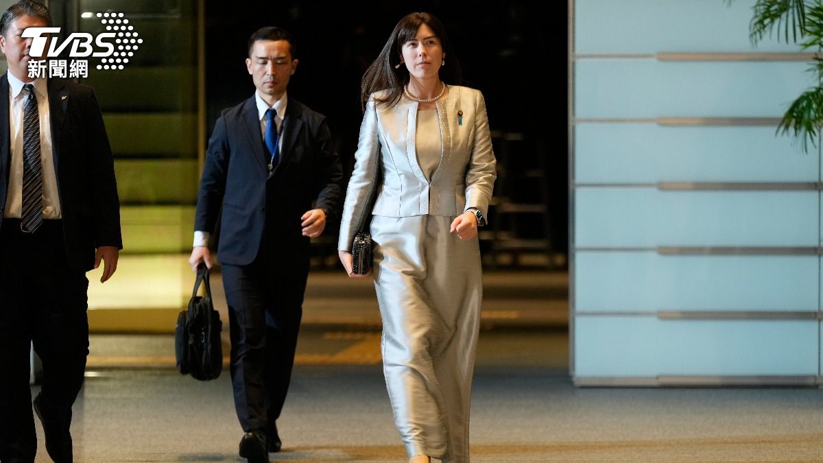 日本新任經濟安保大臣「小野田紀美」是美日混血,在高市新內閣外型出眾。(圖/達志影像美聯社)