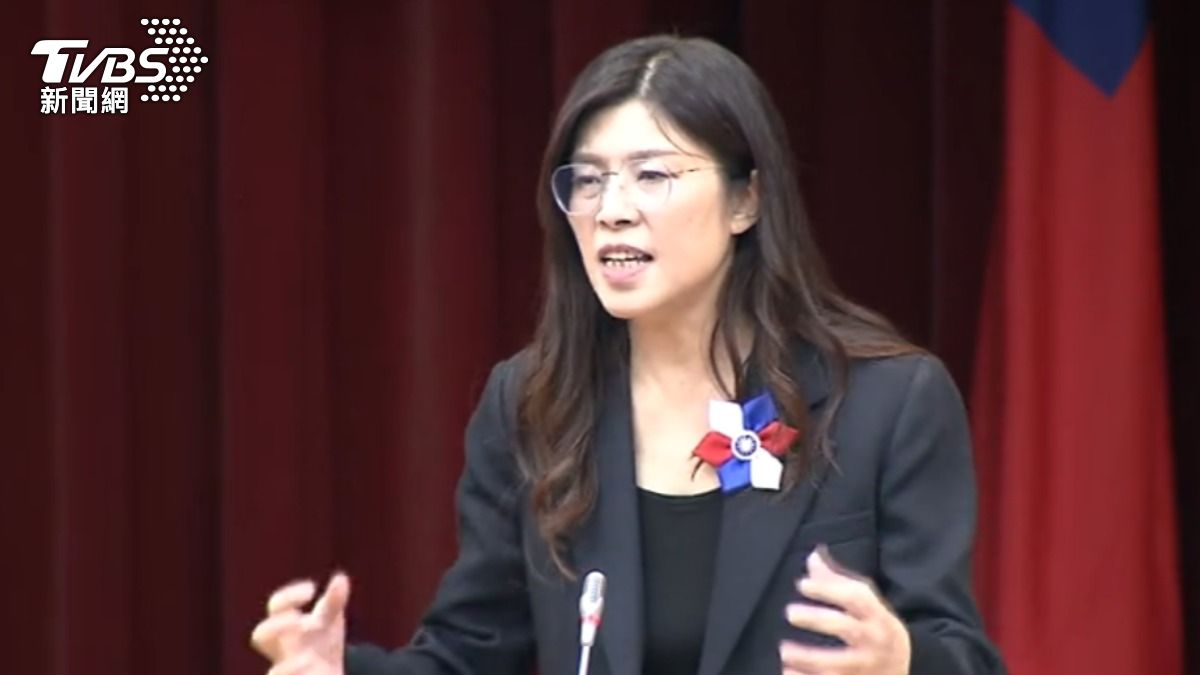 國民黨主席當選人鄭麗文。(圖/TVBS)