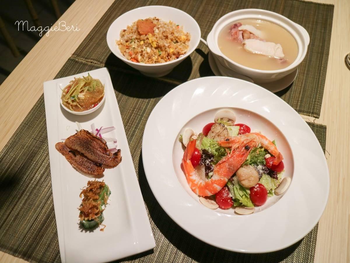 鯉魚招牌套餐精緻又豐富。（圖／莓姬貝利食事旅行）