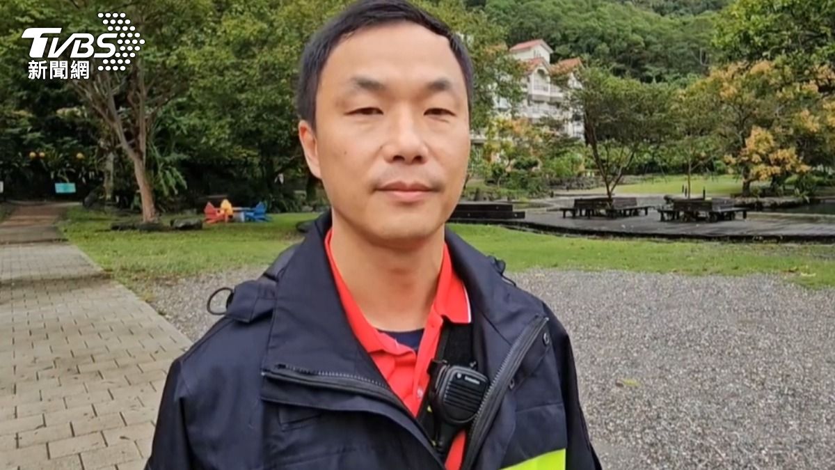 宜蘭消防局第三大隊副大隊長嚴冠琳。(圖/TVBS)