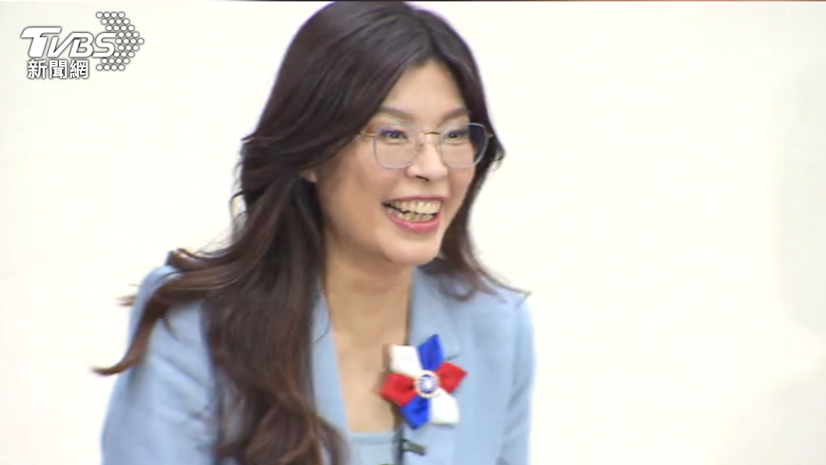 新任國民黨主席鄭麗文。(圖/TVBS)