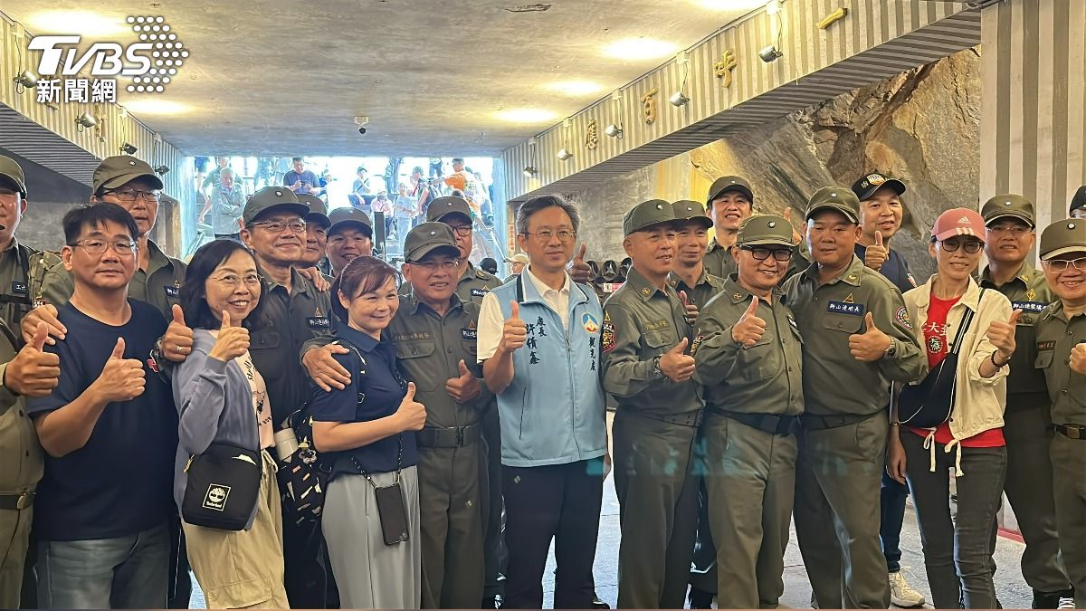 金門縣觀光處處長許績鑫也到場支持。(圖/程子奕攝)