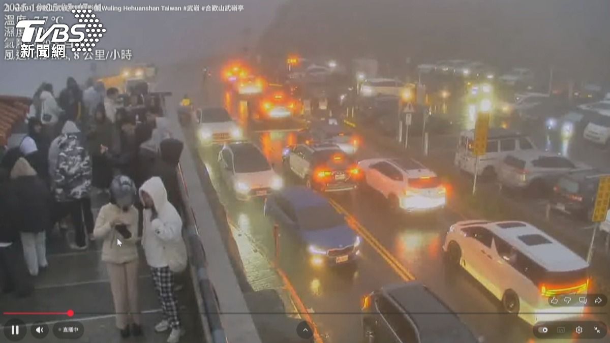 車禍是否與民眾觀賞夜景或追日出後精神不濟有關，仍有待進一步釐清。(圖／TVBS)