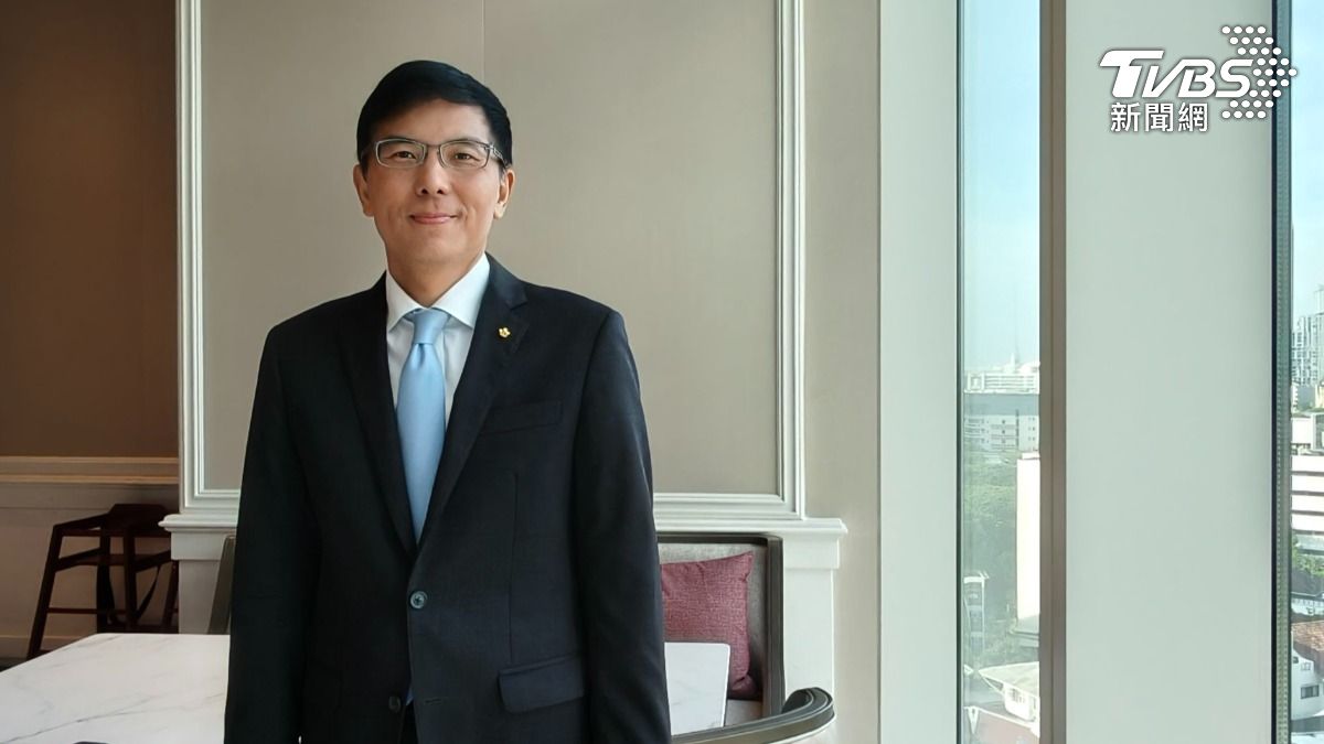 華航曼谷分公司總經理李明彥。(圖/陳昫蓁攝)