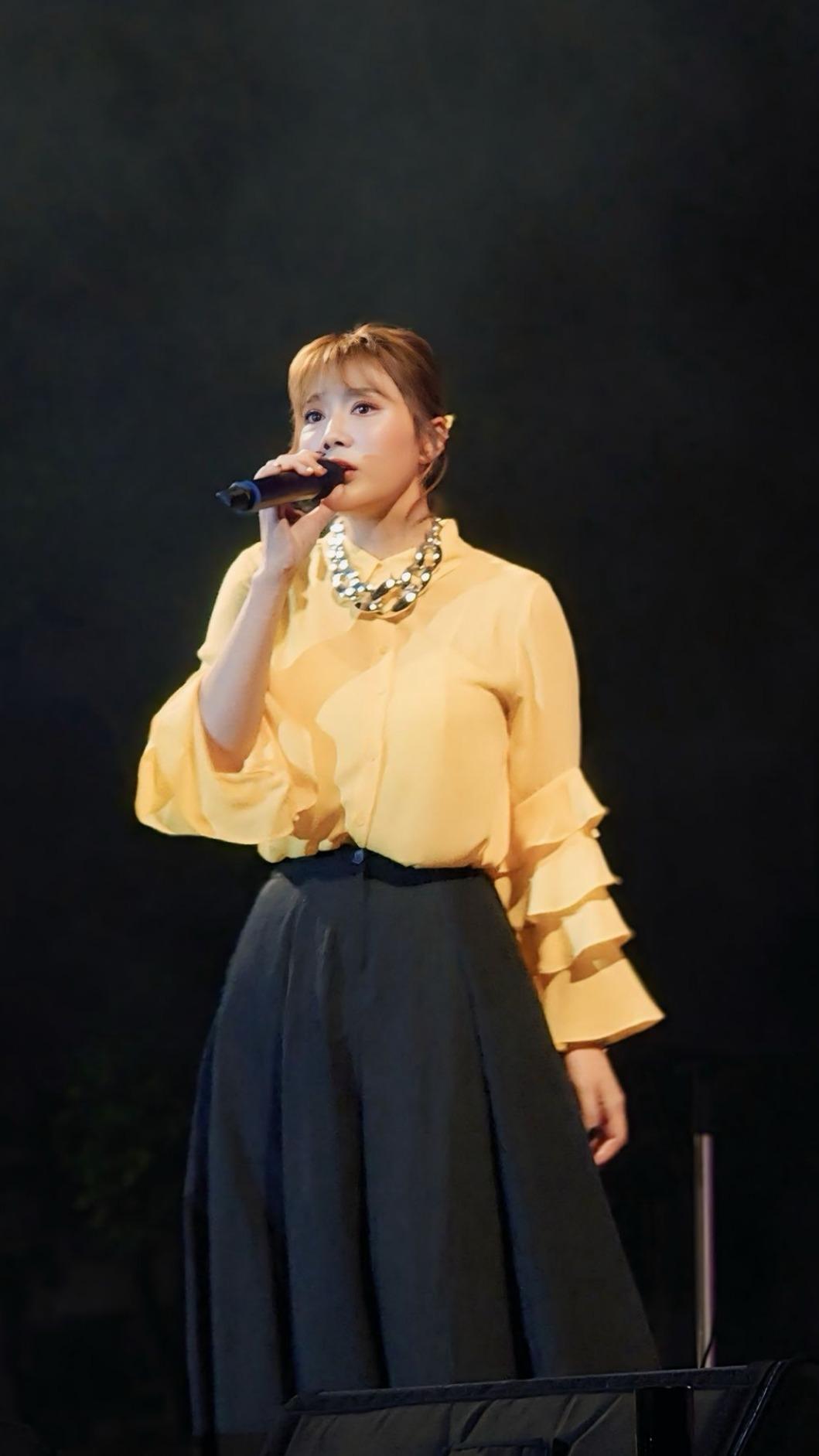 郭婷筠表演到一半身體不適。(圖/翻攝自郭婷筠臉書)