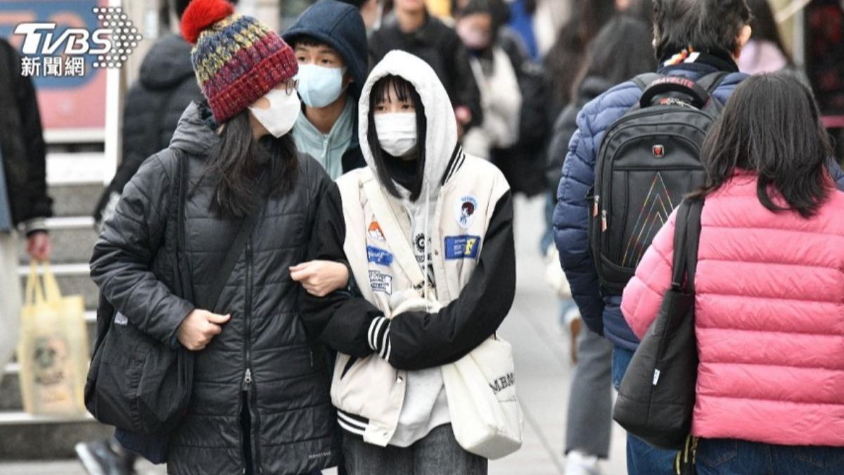 南韓周一各地氣溫將驟降10度以上,首爾預計僅3度。(示意圖,與本事件無關/TVBS資料照)