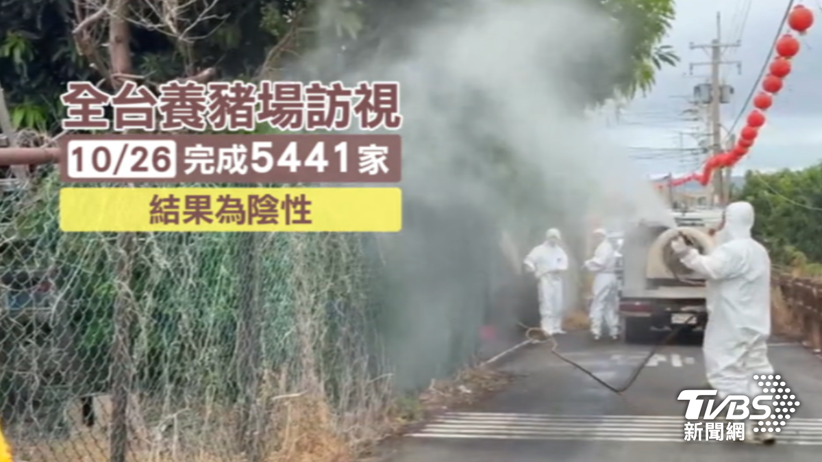 全台5441家養豬場無異常。(圖/TVBS)