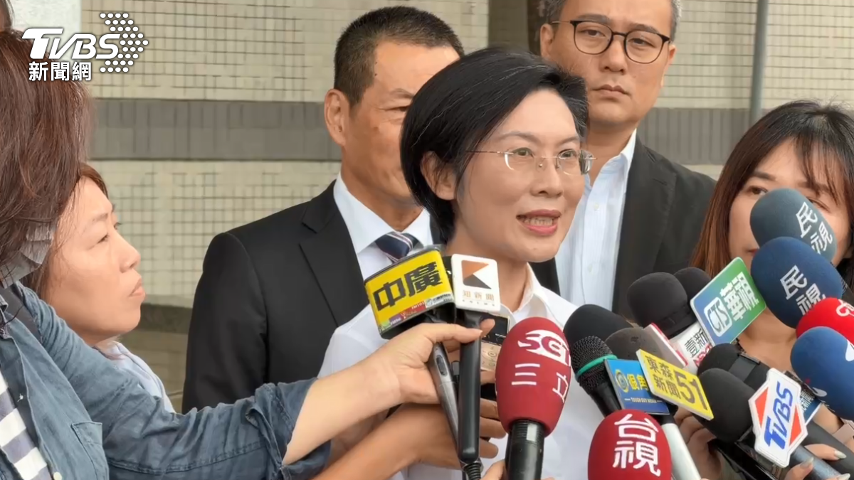 涉詐千萬助理費,林岱樺首出庭喊:經得起嚴苛考驗。(圖/TVBS)