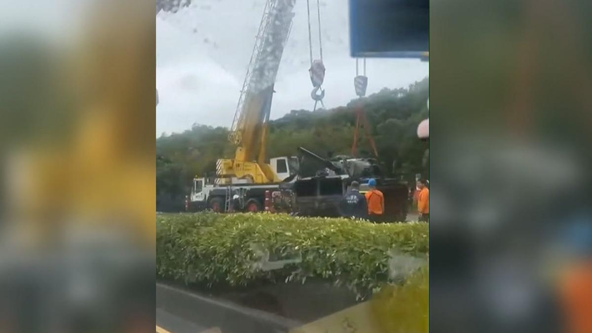 勇虎戰車在24日才在新竹「掉鏈」。(圖/民眾提供)
