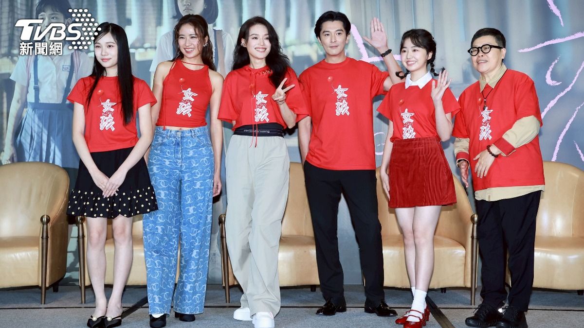 林品彤、9m88、導演舒淇、邱澤、白小櫻、監製葉如芬。(圖/趙世平攝)