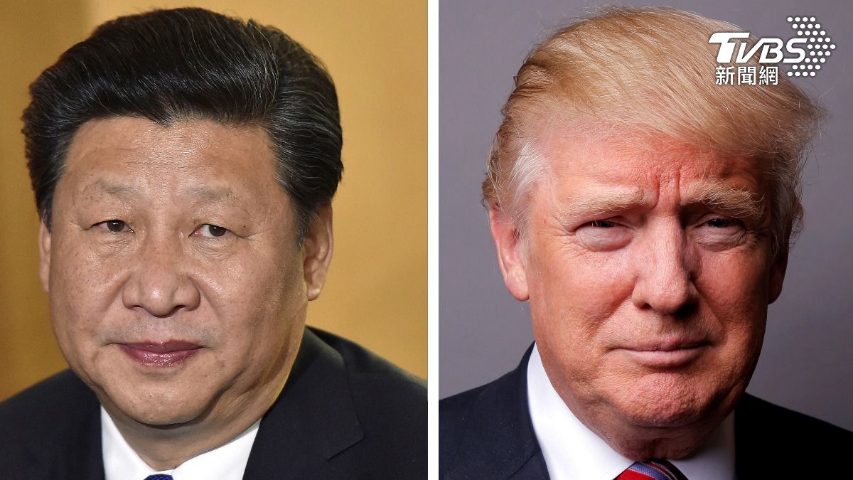 美國總統川普表示（右）和中國國家主席習近平（左）。（圖／達志影像路透社）