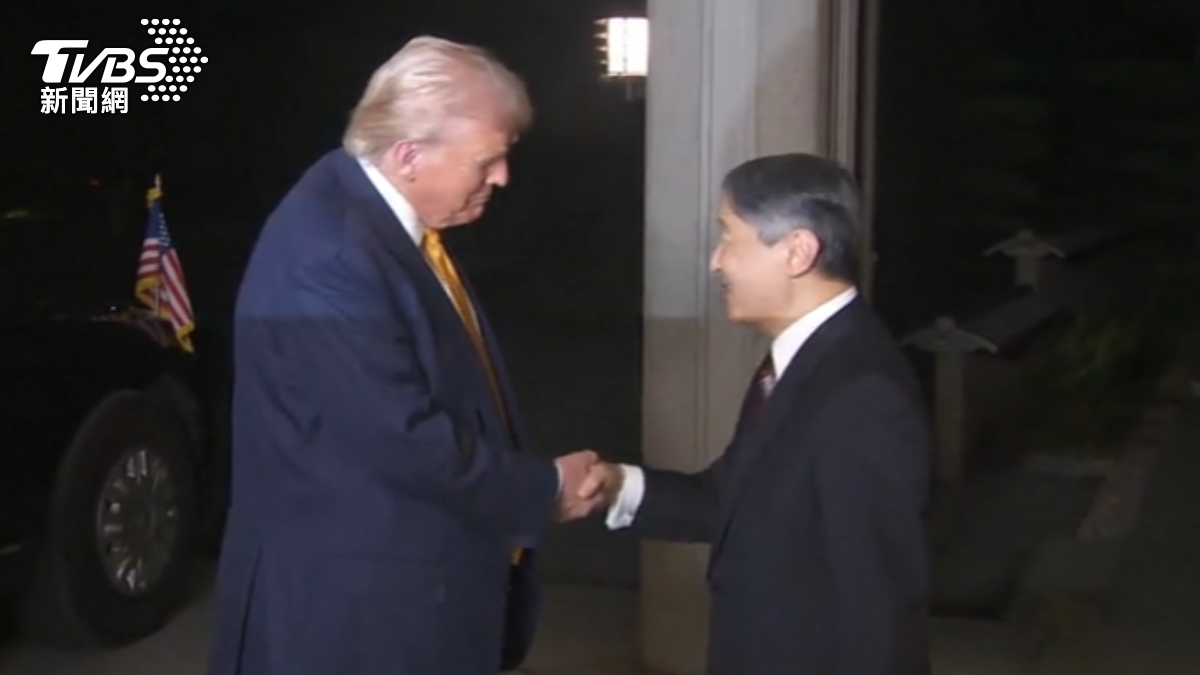 美國總統川普。(圖/TVBS)