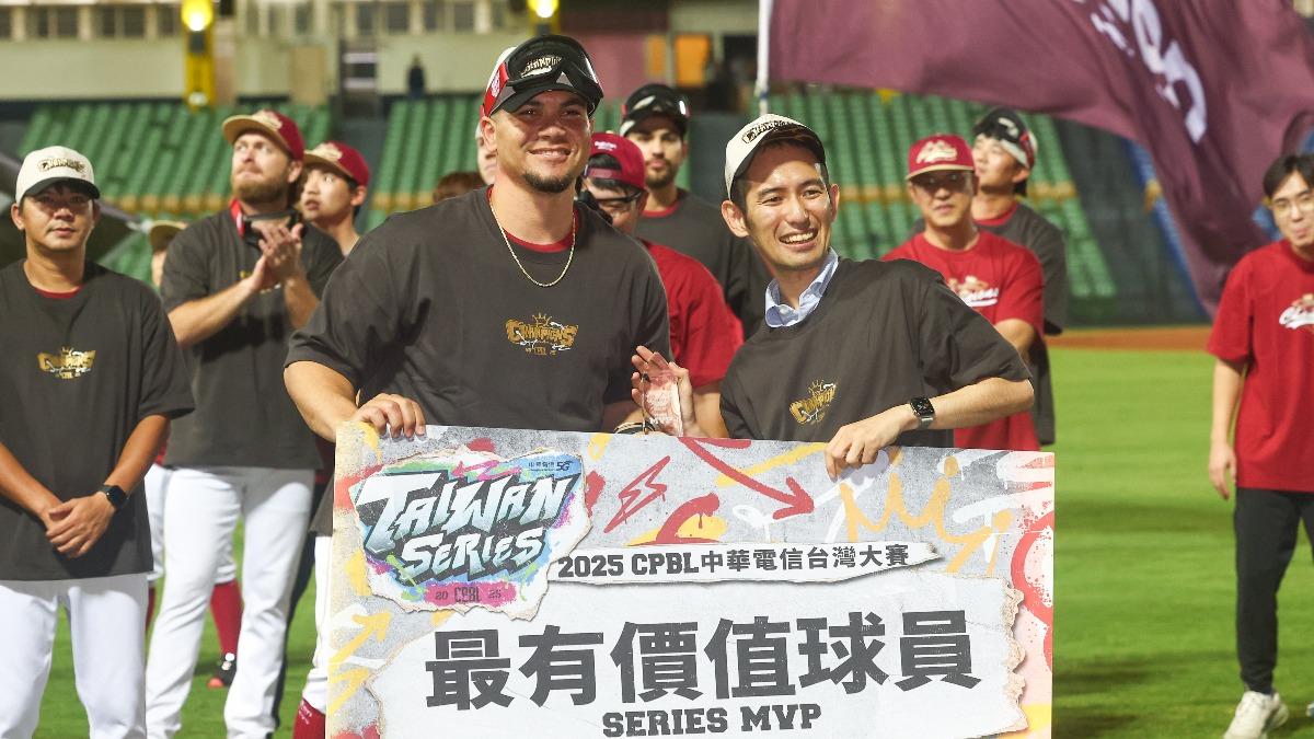 威能帝獲選台灣大賽MVP 直呼「人生最棒賽季」