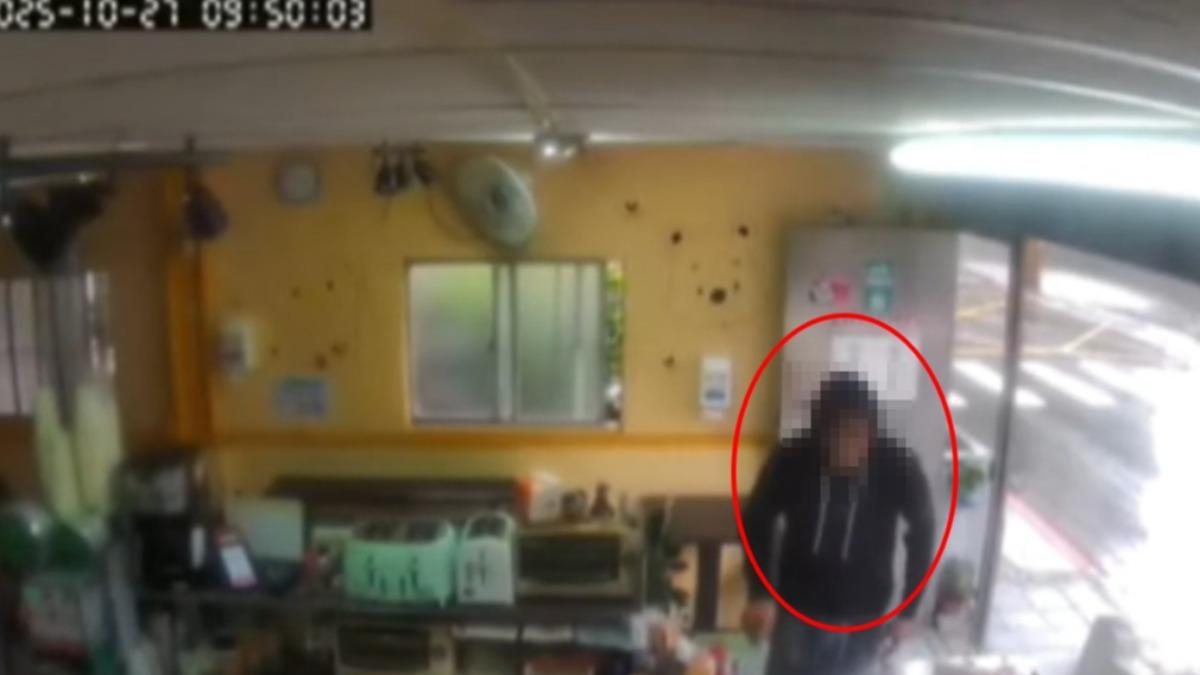 店家控黑衣男,騙超商領錢吃霸王餐。(圖/翻攝汐止集團臉書)