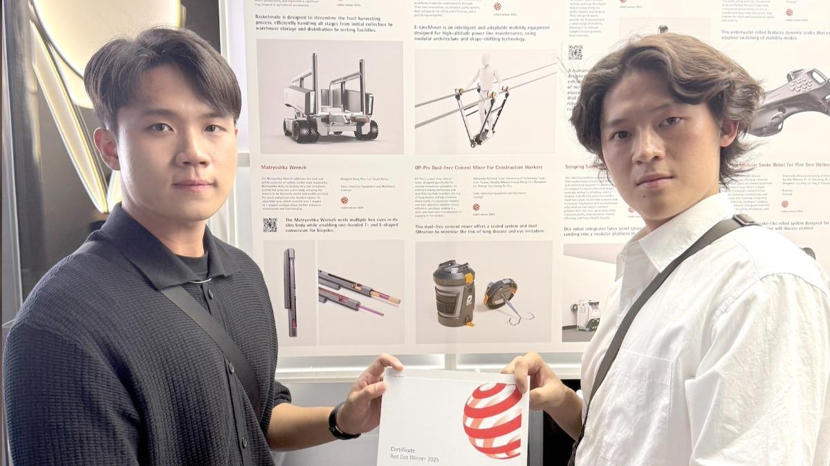 無塵水泥攪拌機護職安 北科大團隊獲紅點設計獎