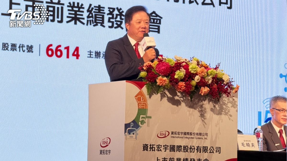 中華電信為資拓宏宇最大股東,圖為中華電董事長簡志誠。(圖/謝佩穎攝)
