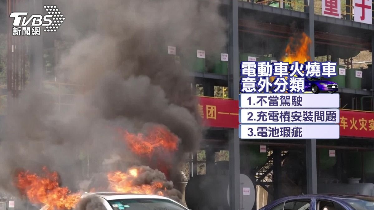 常見電動車火警原因，大致分三類。（圖／TVBS） 