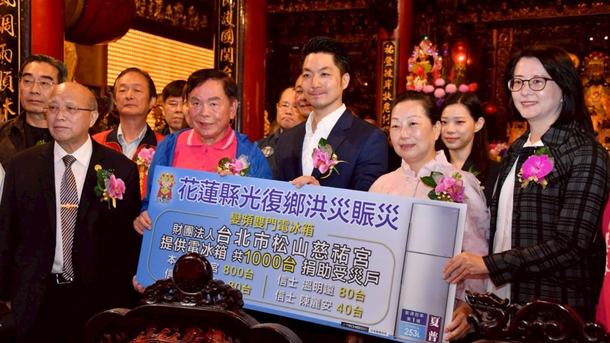 立霧溪堰塞湖潰流!徐榛蔚在拜拜 花蓮縣府回應了