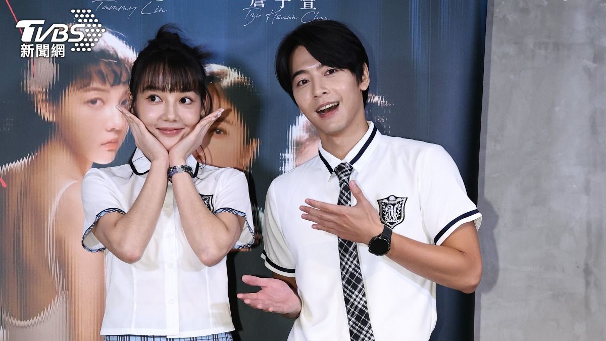 林思廷（左）、李宗霖主演《看看你有多愛我》。（圖／張哲鳴攝）