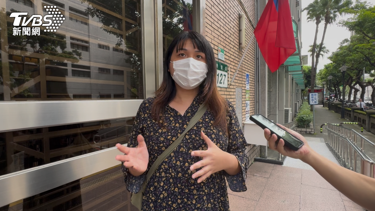 案件當事人之一劉珮瑄。(圖/潘千詩攝)