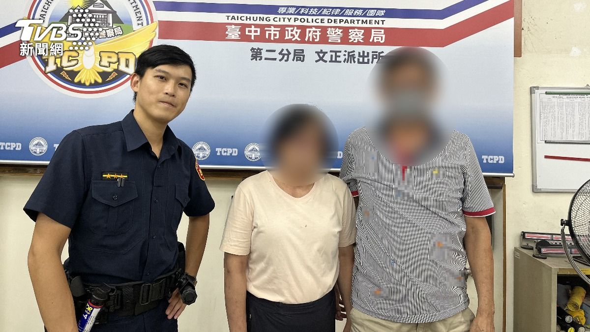 睡醒「老伴不見了」…台中男深夜尋失智妻 見她平安淚崩牽緊手