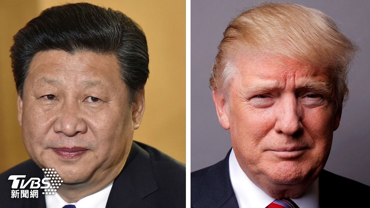 美國總統川普與中國國家主席習近平。（圖／達志影像路透社）