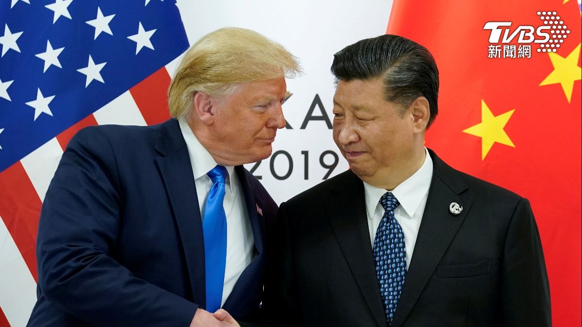 美國總統川普與中國國家主席習近平。（圖／達志影像路透社）
