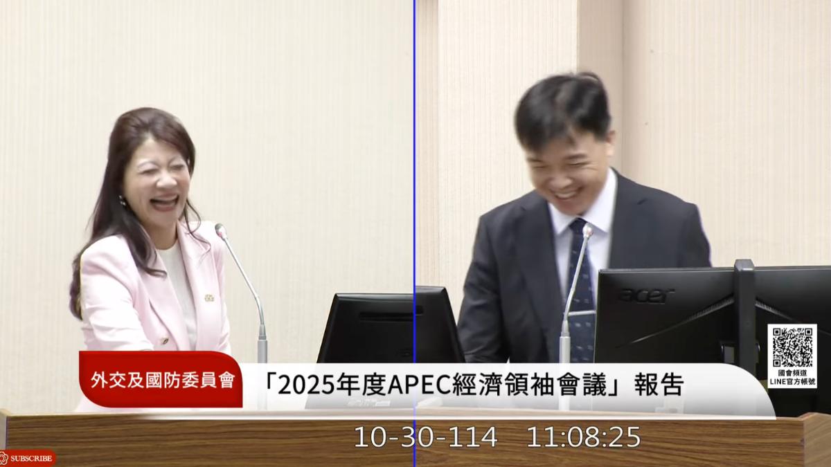林楚茵質詢笑稱「公私分明」 沈有忠:會提醒梁文傑