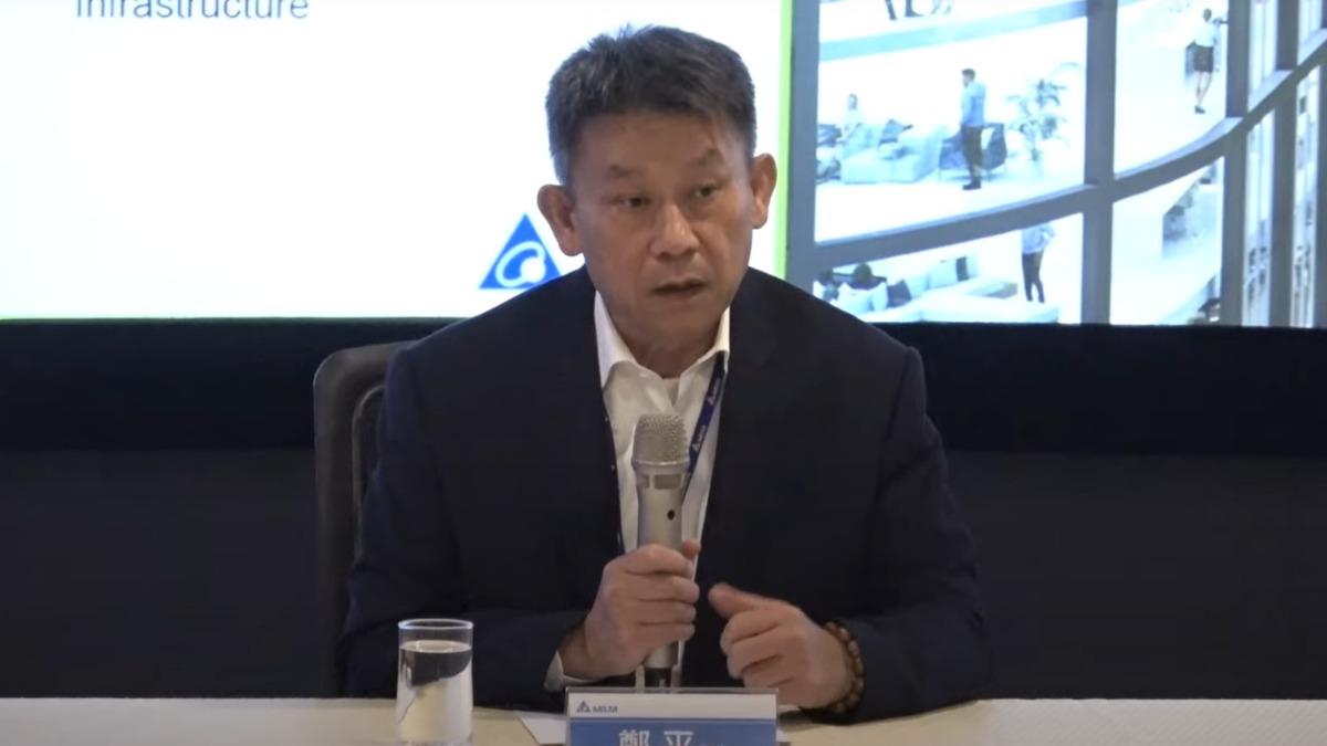 台達電董事長鄭平。(圖/台達電)