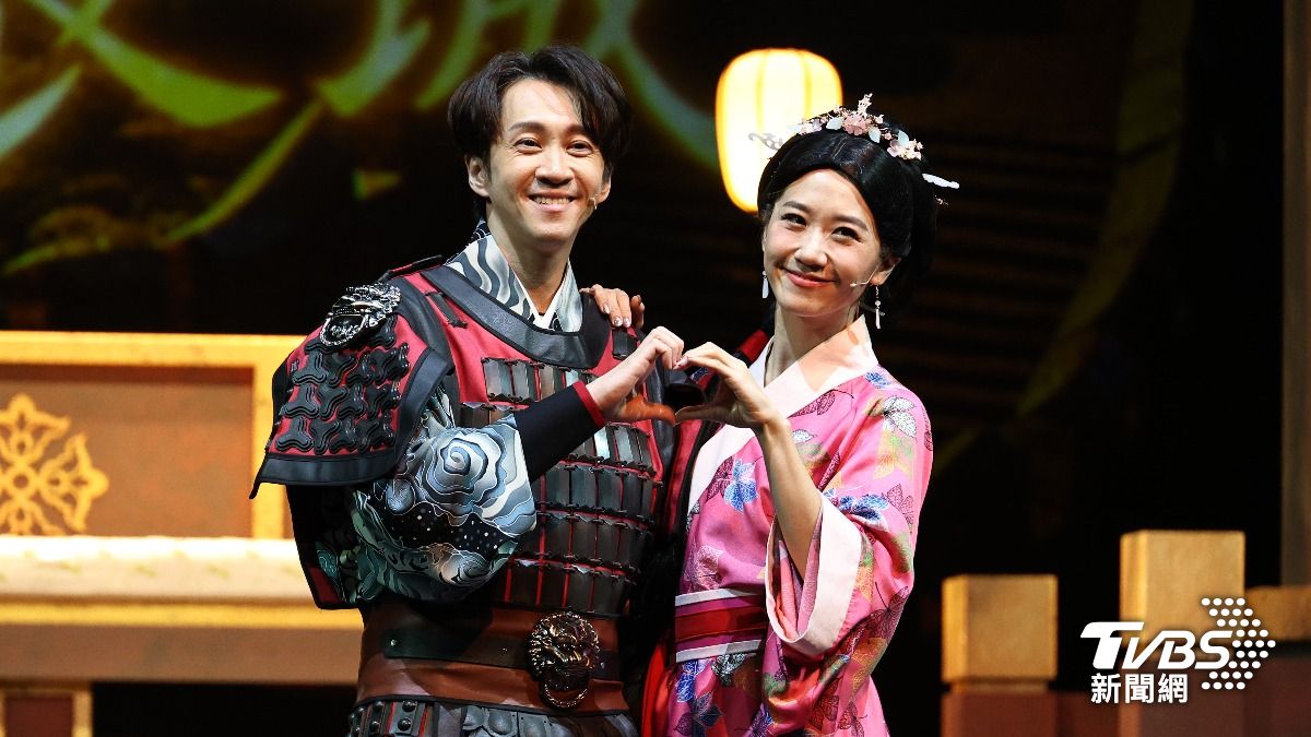 陳漢典、Lulu夫妻倆一同演出舞台劇。（圖／張哲鳴攝）