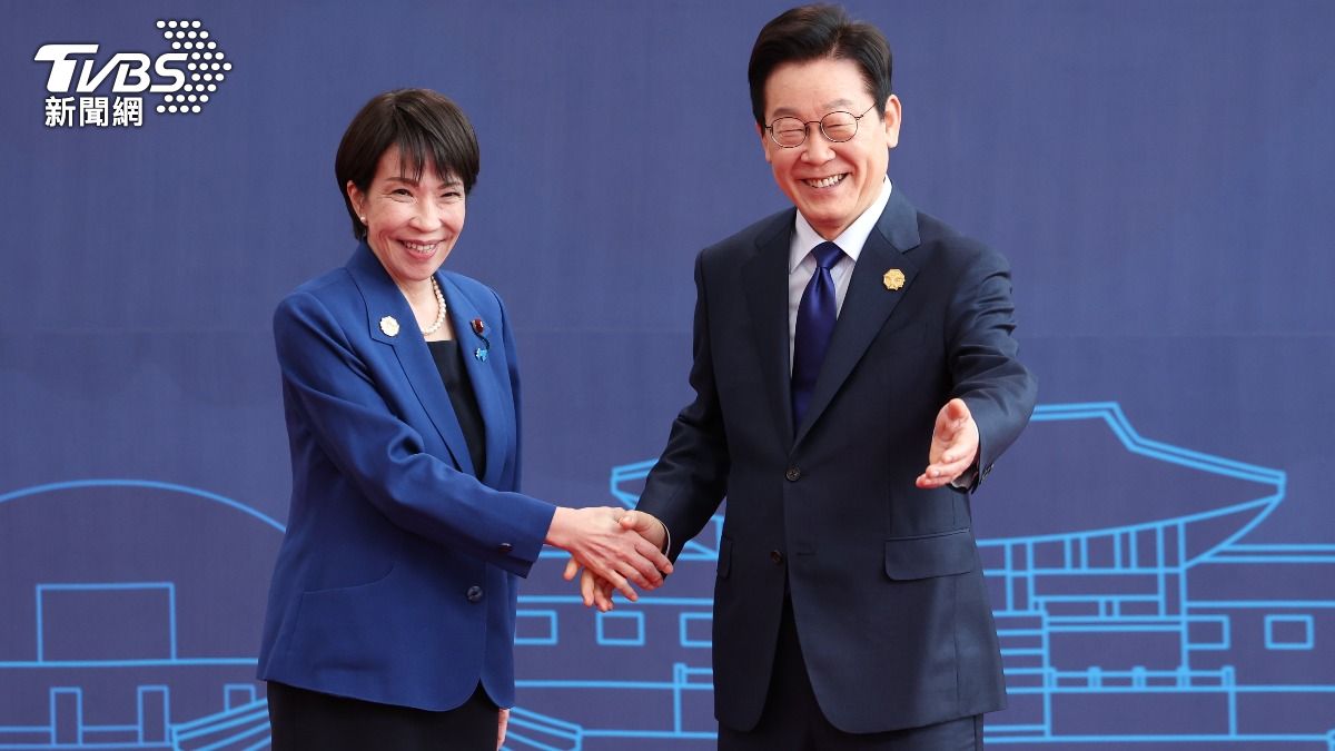 日本首相高市早苗與南韓總統李在明30日在慶州舉行首腦會談。（圖／達志影像美聯社）