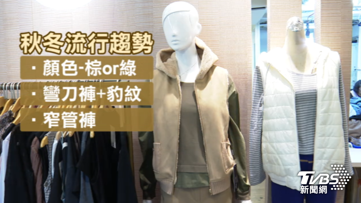 秋冬流行趨勢。(圖/TVBS)