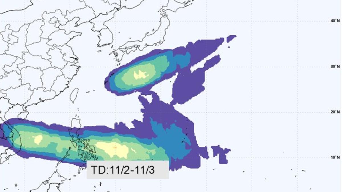 天氣/下週可能「2颱風醞釀」!歐模式估環伺夾擊 北台灣雨連下3天
