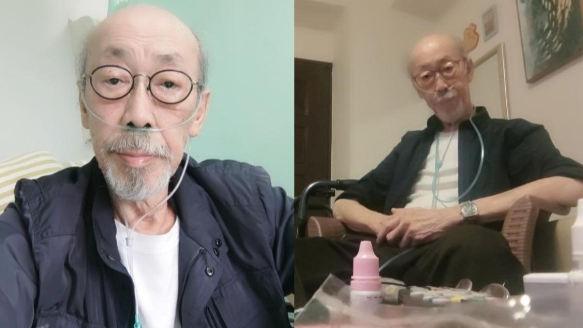 馮淬帆3月二次肺炎感染住院發遺言。(圖/翻攝自馮淬帆臉書)
