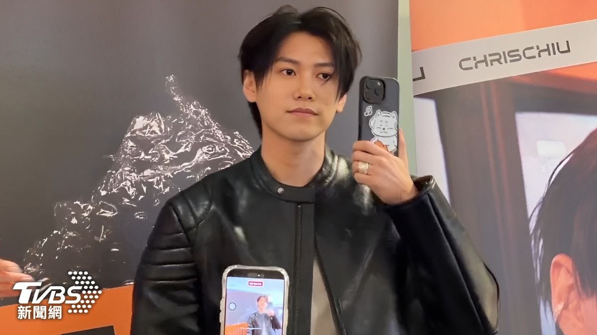 粿粿新貼文當天!王子親弟邱宇辰現身活動。(圖/TVBS)