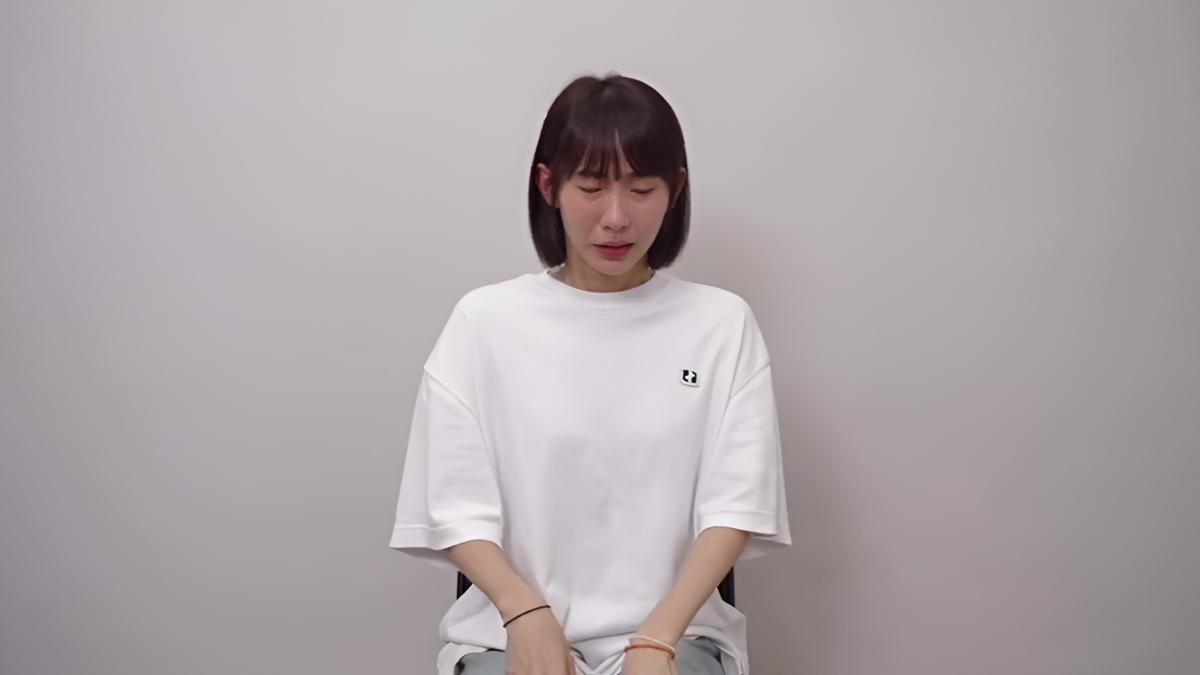 粿粿忍不住潸然淚下。(圖/翻攝自粿粿IG)