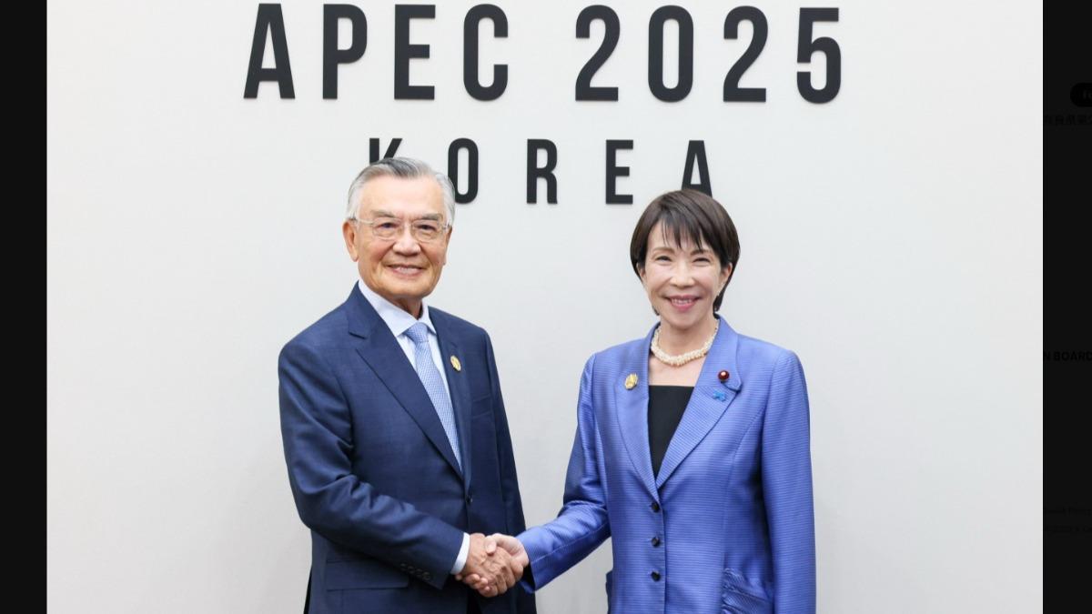 高市早苗接見林信義　曬握手合照：希望深化台日務實合作