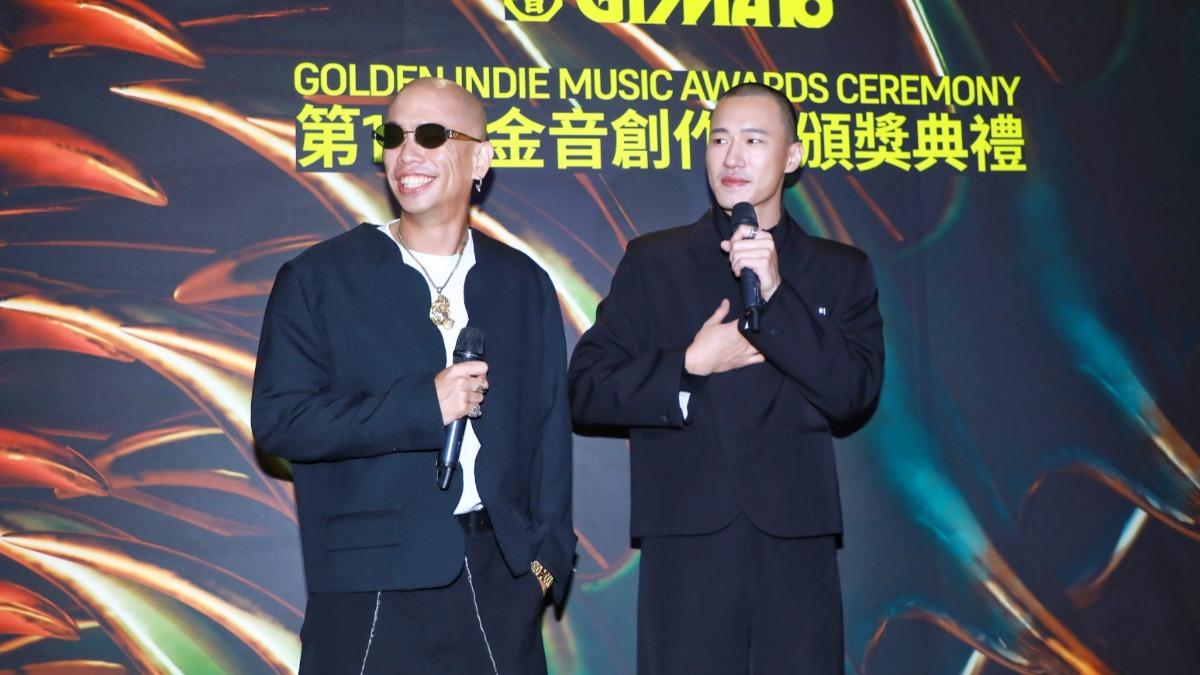 呂士軒、someshiit山姆現身金音獎頒獎典禮。(圖/讀者提供)