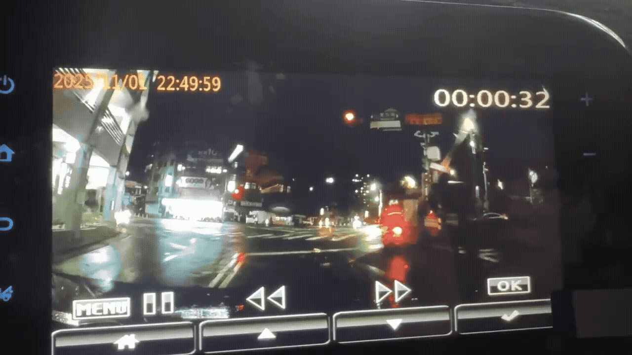 民眾的行車記錄器錄下事發過程。(圖/TVBS)