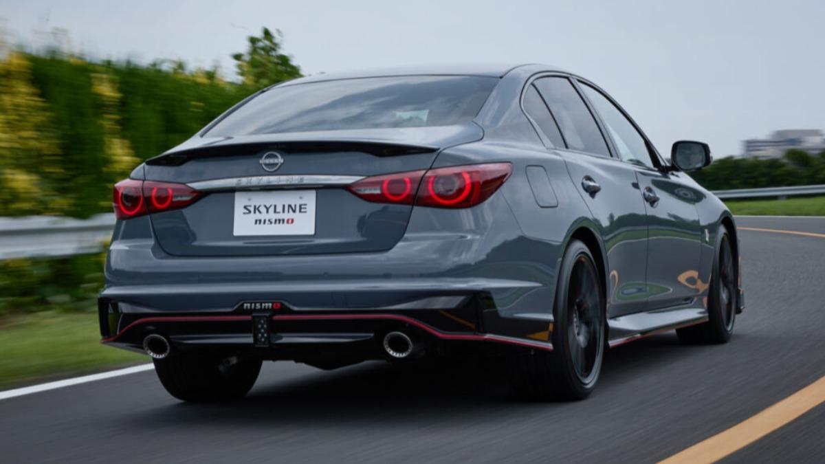 新款Skyline將會定位在Z、GT-R兩者之間，維持性能房車設定。（圖／ Nissan）