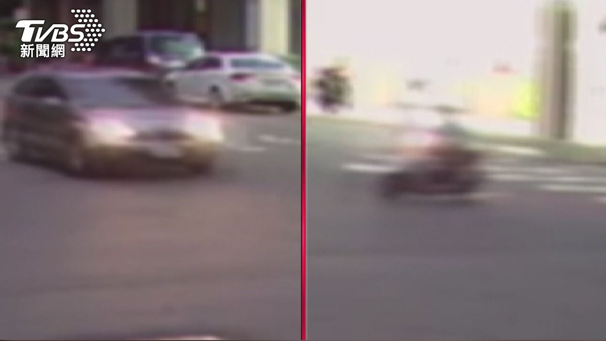 上班路成不歸路!58歲女騎士遭撞飛身亡 路口閃黃燈變正常僅差4分鐘。(圖/TVBS)