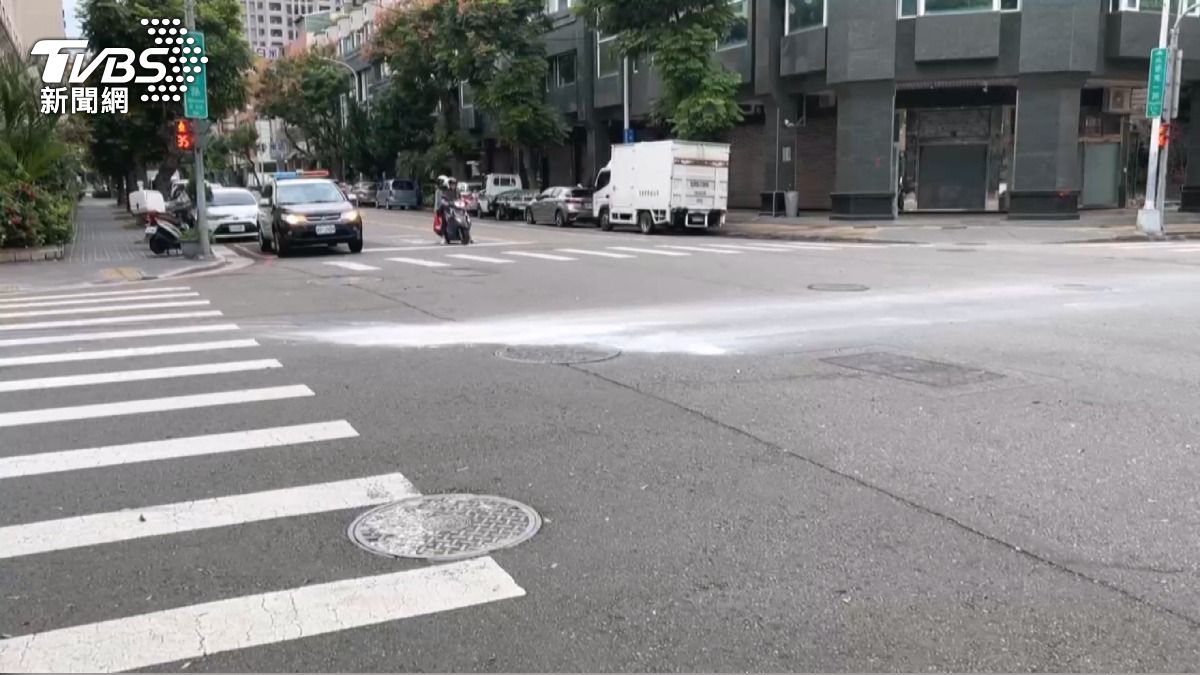 事故路口。(圖/TVBS)