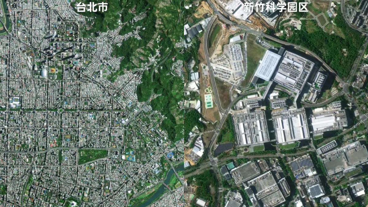 中國po台灣高畫質衛星圖!竹科入鏡 美分析師示警