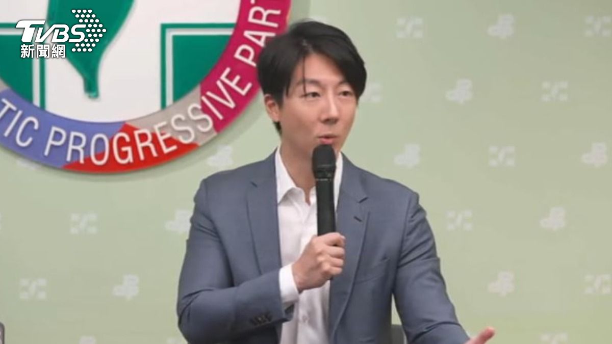 民進黨發言人吳崢。(圖/TVBS)