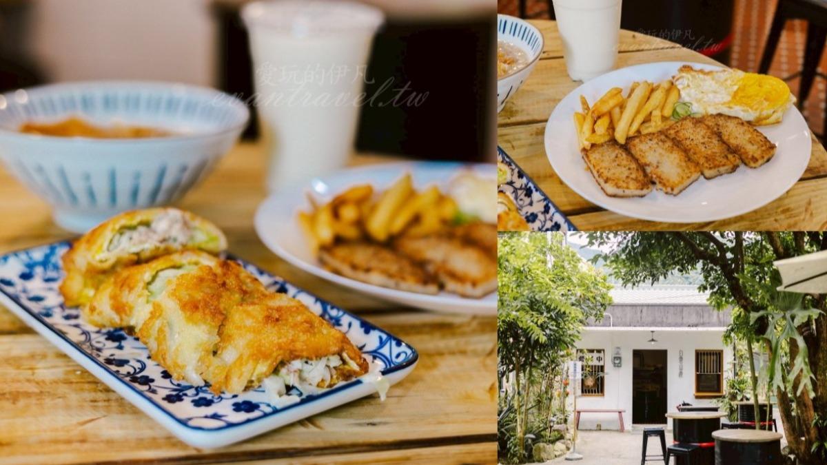 50年老屋改造的「白雲山鹿」室內座位不多,但戶外設有立食區。(圖/愛玩的伊凡提供)
